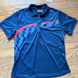 Women’s Porsche Rennsport Reunion 7 Blue Polo Shirt - Size M